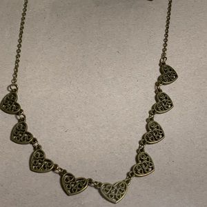 Paparazzi necklace with matching earrings